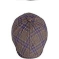 thumbnail image 6 of CoCopeaunts Beret Hats for Men 6 Panels Octagonal Newsboy Cap Retro Plaid Artist Painter Beret Hat Ivy Cap Autumn Winter Hat, 6 of 7