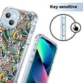 thumbnail image 5 of Alien UFO Clear Case for iPhone 13 Mini,Aesthetic Art Design Case for Men Women,Unique Soft Transparent TPU Bumper Case Cover, 5 of 5