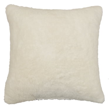 Luxurious Faux Rabbit Fur Throw Pillow for Home Decor