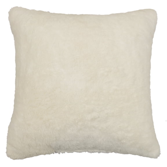 Luxurious Faux Rabbit Fur Throw Pillow for Home Decor