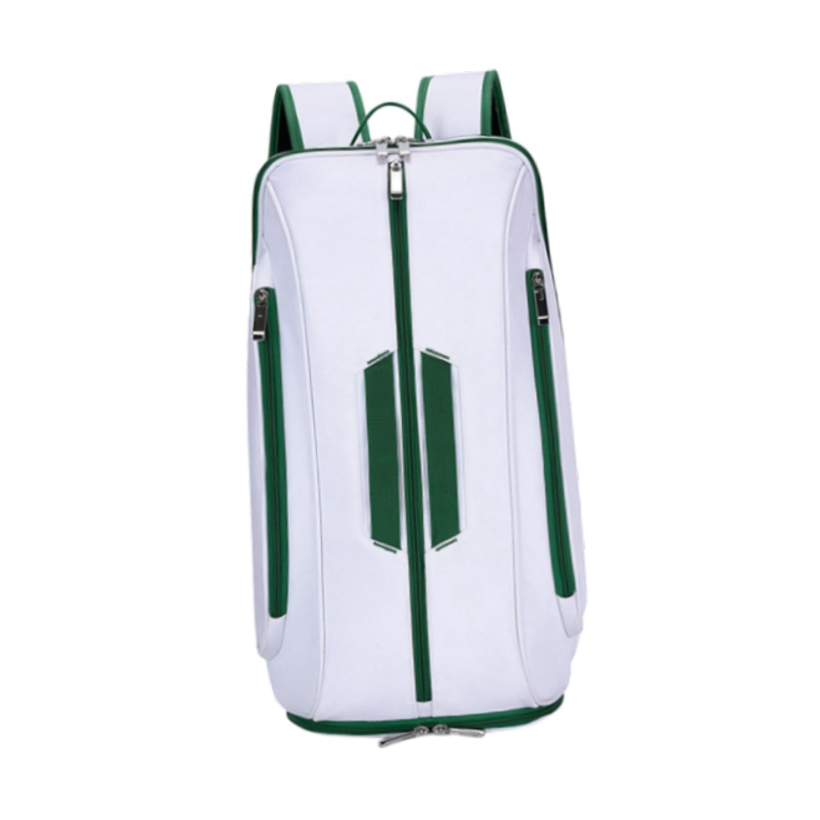harayaa Pickleball Backpack Tennis Bag Portable Travel Pouch Racket Cover Handbag Paddle White