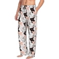 thumbnail image 5 of Cauagu Pigs Mens Pajama Pants Sleep & Lounge Pants,PJ Bottoms with Pockets-Medium, 5 of 7