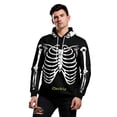 thumbnail image 3 of Sudaderas con capucha de esqueleto Y2K Unisex, sudadera de Cosplay de Halloween, suéter divertido con bolsillo, capucha informal, ropa de calle, 3 of 3