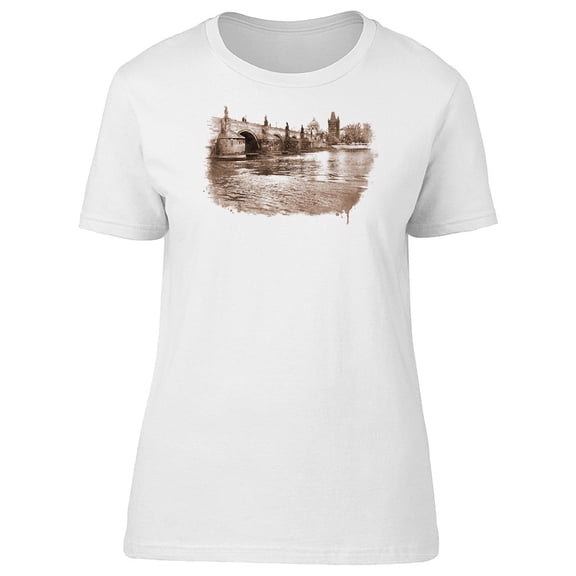 Old Prague Lake View Tee Men's -Image by Shutterstock
