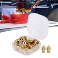 thumbnail image 3 of Extruder Nozzles, 1.75 Mm Input Diameter M6 Thread MK8 Nozzle Kit Easy To Install Widely Compatible  for 3D Printer Replacement 0.3mm,0.4mm,0.5mm,0.6mm,0.8mm,1.0mm,0.2mm, 3 of 7