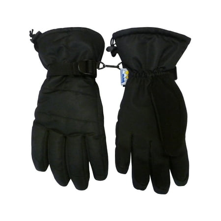 NICE CAPS Mens Adults Thinsulate Waterproof High Performance Winter Snow Ski Skiing Gloves - For Cold