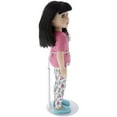 thumbnail image 6 of Plymor DSP-70W White Adjustable Doll Stand, fits 12, 13, 14, 15, 16, and 17 inch Dolls or Action Figures, Waist is 2.25" - 2.75" wide, 6" - 8" around, 6 of 6