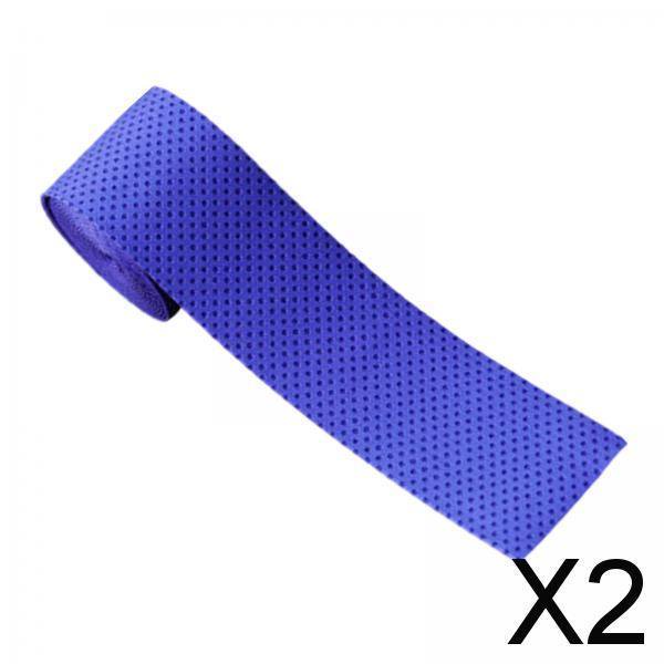 2 cintas de agarre para raqueta de tenis, envoltura para mango de raqueta, cinta gruesa para envolver raquetas, 1 pulgada de ancho, absorbente, antide 2 piezas