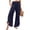 A7 Navy, variant on GILIGEGE Women Linen Pants Loose Fit Summer Pants Trousers Beach Pants for Womens Beach Vacation Clothes Baggy Trousers Solid Color Slacks 2026 Beach Travel Vacation Outfits Pull-On Pants Beige L