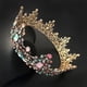 thumbnail image 5 of Queen Crown - Coronas y tiaras de boda con diamantes de imitación para mujer, accesorios para el cabello para fiesta de disfraces con piedras preciosas, 16*16*5,5 cm, 5 of 5