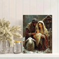 thumbnail image 2 of Qisvanset 12x16 Inch Nativity Scene Canvas Wall Art, Christmas Jesus Birth Religious Home Holiday Decor, 2 of 8