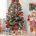 thumbnail image 4 of Christmas Squares Christmas Tree Skirt Xmas Tree Skirt Christmas Decorations Indoor for Holiday Party Decorations, 4 of 6