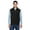 BLACK, variant on North End Ash City Men's Brushed Tricot-Lined Inside Pocket Fleece Vest