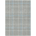thumbnail image 2 of HomeRoots 601485 8 x 10 ft. Gray, Blue & Beige Plaid Washable Indoor & Outdoor Rectangle Area Rug, 2 of 5
