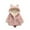 Pink, variant on AJZIOJIRO Boys Girls Winter Fleece Coats for Kids Toddler，Baby Autumn Winter Ears Hooded Thickened Cotton Puffer Jacket Infant Warm Fleece Outerwear for 6M-5 Years Old