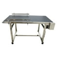 thumbnail image 4 of 59*31.5" PVC Belt Conveyor Drive Conveyor with Double Guardrails 110V Adjustable Speed, 4 of 7