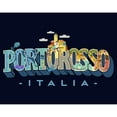 thumbnail image 2 of Junior's Luca Portorosso Italia Graphic Tee Navy Blue Small, 2 of 3