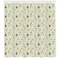 thumbnail image 3 of Ambesonne Animal Shower Curtain, Woodland Concept, 69"Wx75"L, Multicolor, 3 of 3