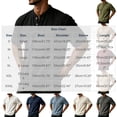 thumbnail image 4 of akafmk Mens Waffle Shirts Short Sleeve Crewneck T-shirts Button Front Sporty Daily Wear Summer Casual Shirts, Size S, 4 of 8