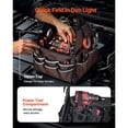 thumbnail image 6 of KFFKFF 13-Inch Tool Bag with 45 Pockets, Open Top Design for Tool Organization, Electrical Maintenance Storage Bag with Handle and Adjustable Shoulder Strap, Portable Toolbox for DIY, 6 of 9