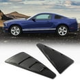 thumbnail image 5 of PIT66 Side Window Louvers Board Fit for 2005-2014 Ford Mustang(NOT fit Convertible Models) ABS Plastic Black Side Window Louver Air Vent Scoop Shades Cover Blinds, 5 of 9