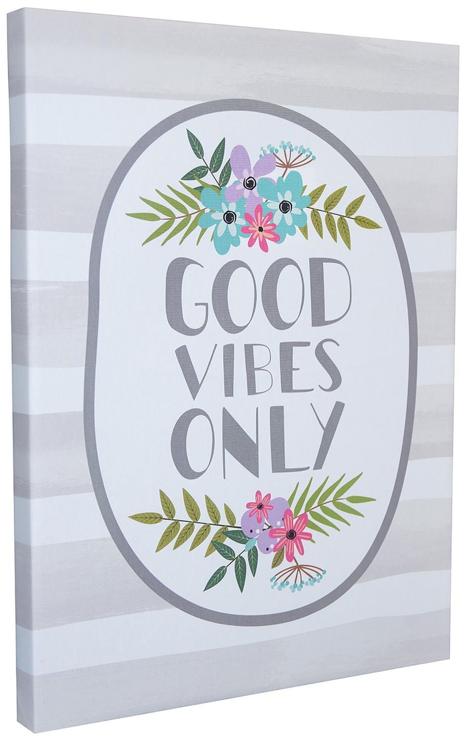 hometrends Good Vibes Only Canvas Wall Décor