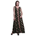 thumbnail image 1 of Bimba Floral Women Long Floral Party V NeckÂ&nbsp;DressÂ&nbsp;Front Slit Sleeveless Maxi Gown-X-Large, 1 of 5