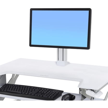 UPC: 0698833051032 | Ergotron 97-935-062 WorkFit Single LD Monitor Kit (white)