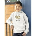 thumbnail image 2 of Bear Face Doodle Hoodie Juniors -Image by Shutterstock,  Small, 2 of 4