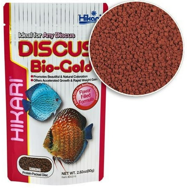 Hikari BioGold Discus Sinking Pellet Fish Food, 2.82 Oz