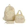 thumbnail image 2 of Kid Backpack Polka Dot Large Capacity Backpack for Teen Girls School Travel Daypack Yellow One Size, 2 of 3
