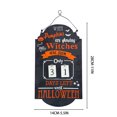 thumbnail image 2 of Halloween Decorations Halloween Wooden Calendar Ornament Home Wall Decoration Halloween Calendar Countdown Wooden Hanging Board Halloween Decorations Outdoor Halloween Decorations Indoor, 2 of 5