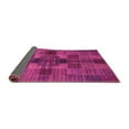 thumbnail image 2 of Ahgly Company Indoor Rectangle Checkered Pink Modern Area Rugs, 2' x 4', 2 of 4