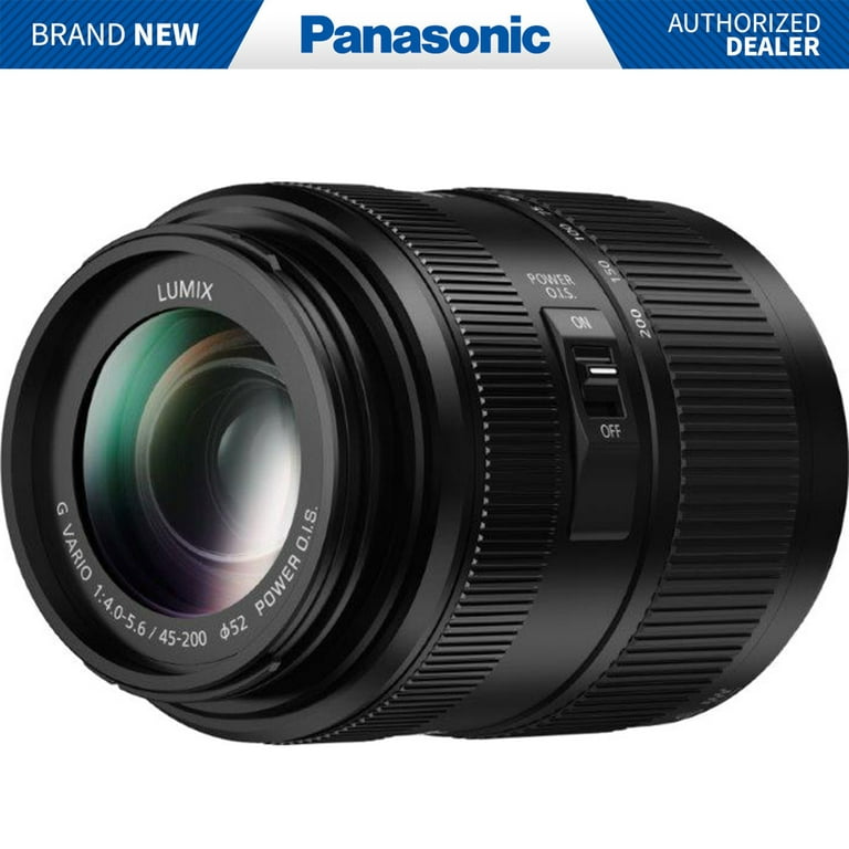 Panasonic LUMIX G VARIO 45-200mm, F4.0-5.6 II Mirrorless Lens - H