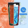 thumbnail image 6 of Mexico Flag Roses 20oz Stainless Steel Tumbler with Lid and Straw, Double Wall Vacuum Insulated Coffee Cup Travel Mug for Hot and Cold Drinks, 6 of 7