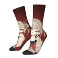 thumbnail image 2 of Anime My Hero Academia Himiko Toga Adult Socks Breathable Cozy Soft Crew Socks Novelty Casual Calf Stockings For Men Women, 2 of 8