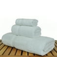thumbnail image 3 of Luxury Hotel & Spa Quality Collection, Quick Dry 100% Turkish Cotton, 750+ GSM, Eco Friendly Towel Set, Bathroom and Kitchen Dobby Border Towels, Bath Towel, Hand Towel, Washcloths (3 Piece, White), 3 of 3