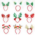 thumbnail image 2 of Diadema de decoración navideña para niños y adultos, diadema con hebilla de copo de nieve, cuerno de alce, árbol de navidad, regalos de Feliz Navidad, tocado 2024, 2 of 4