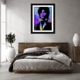 thumbnail image 3 of Stephen Chambers 25x32 Black Ornate Wood Framed With Double Matting Wall Art Titled - Prince Circles, 3 of 6