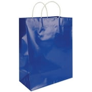 Clay Coated Gift Bag 13"X15.75"X6"-Royal Blue, Pk 12, Cindus