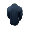 thumbnail image 3 of YYDGH Mens Long Sleeve Polo Shirts Casual Moisture Wicking Golf Polo Shirts Lapel Button Casual Tops with Pockets Dark Blue XL, 3 of 5