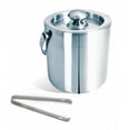 thumbnail image 1 of Brushed Stainless Steel Ice Bucket with Tongs, 1 of 1