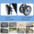 thumbnail image 6 of CL.HPAHKL Dog Stroller, 4 Wheels Foaldable Cat Stroller Dog Cat Cage Jogger Stroller for Medium Small Dogs Cats, Pet Stroller with Storage Basket and Cup Holder Portable Lightweight for Travel, 6 of 8