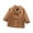 Brown, variant on FAIWAD Trench Coat for Toddler Girls Wool Coat Winter Causal Button Peacoat Double Breasted Jacket Overcoat