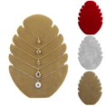 thumbnail image 2 of Chaîne Pendentif Collier Flamme Supérieure Présentoir Support Chevalet en Velours, 2 of 5