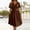 (Fashion 62)Coffee, variant on Fashion Women Solid Color V-Neck Short Sleeve Mid Calf Dress Summer Casual Comfortable Knee-Length Dress