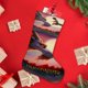 thumbnail image 4 of Guardián del Dragón Tema: Calcetines de Navidad, fino lino blanco para colgar en escaleras y chimenea, decoración navideña para el hogar, regalo de Navidad.54cm×38cm, 4 of 5