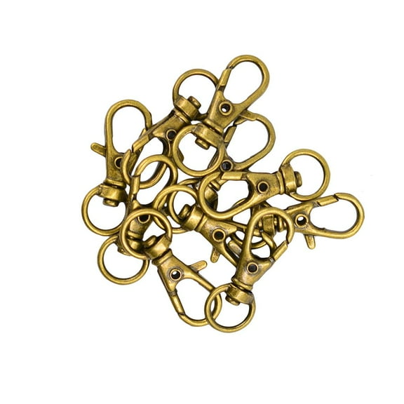 32x12mm Lobster Clasp Clip Swivel Hook Key Charm Pack of 10