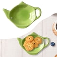 thumbnail image 1 of Teapot Shaped Tea Bag Holder Creative Ceramic Teabag Caddy Dish for Tea Time Organization Countertop Table Use Elegant Kitchen Tea Accessory,tea accessories,Green,1PC, 1 of 10