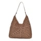 thumbnail image 1 of Bolso de hombro tejido Salvador grande vintage para playa trabajo viajes para mujeres y niñas Caqui 35 cm x 37 cm x 13 cm, 1 of 9